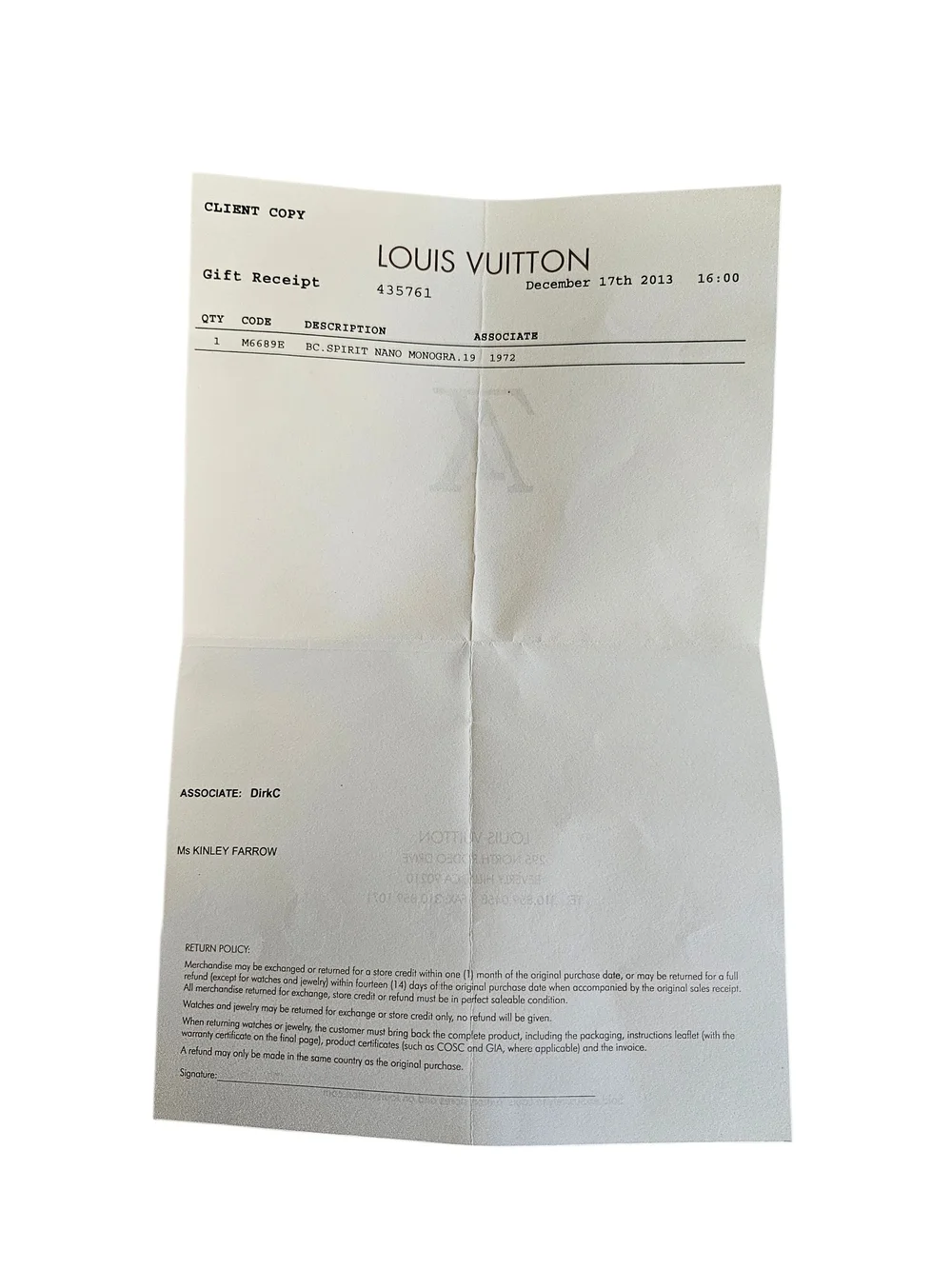 Louis Vuitton Nano Monogram 
